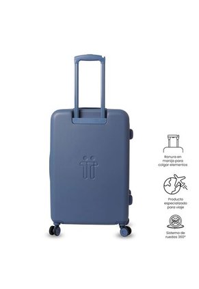 Maleta De Viaje Mediana 360 Bazy + 2.0 Azul
