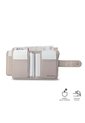 Billetera Mujer Texture Pequeña Con RFID Blocker Beige de Totto