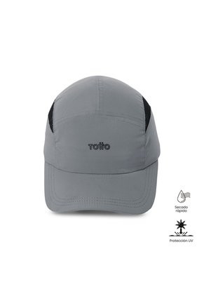 Gorra Beisbolera Climty Con Filtro UV Color Gris