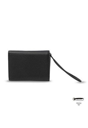 Billetera Mujer Smooth Pequeña Con RFID Blocker Negra
