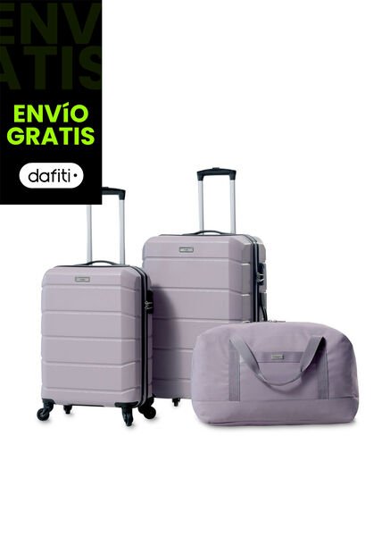 Combo De Viaje Maletas Rayatta Cabina + Mediana + Tula