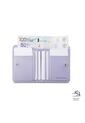 Billetera Mujer Texture Pequeña Con RFID Blocker Morada de Totto