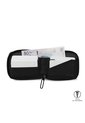 Billetera Hombre Wood Mediana Con RFID Blocker Negra de Totto
