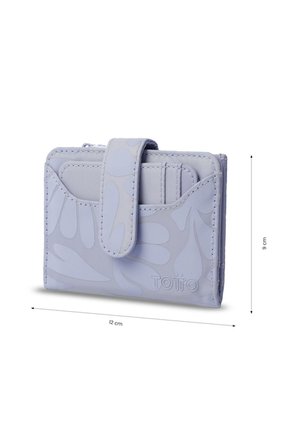 Billetera Mujer Texture Pequeña Con RFID Blocker Morada