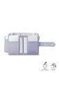 Billetera Mujer Texture Pequeña Con RFID Blocker Morada de Totto