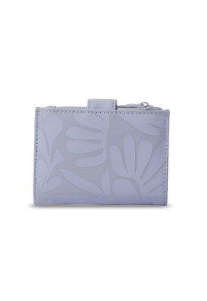 Billetera Mujer Texture Pequeña Con RFID Blocker Morada