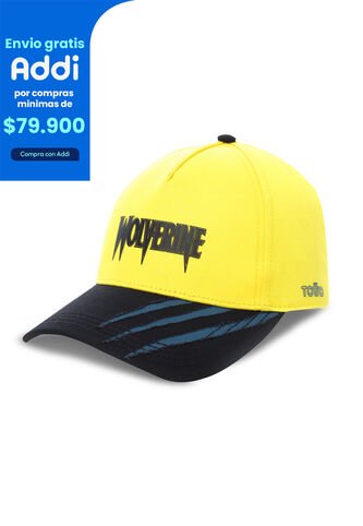 Gorra Beisbolera Para Niño Wolverine Amarilla Totto