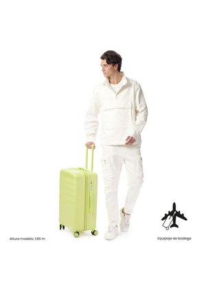 Maleta De Viaje Mediana 360 Bazy+ 2.0 Verde