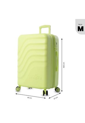 Maleta De Viaje Mediana 360 Bazy+ 2.0 Verde