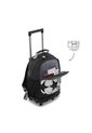 Morral Escolar Con Ruedas Champion Mediano Estampado De Fútbol de Totto