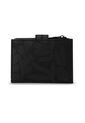 Billetera Mujer Texture Pequeña Con RFID Blocker Negra de Totto