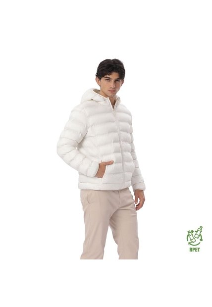 Chaqueta Acolchada Para Hombre Colormen Pro Blanca