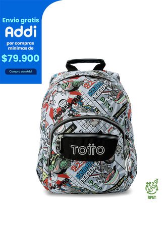 Morral Juvenil Tempera Pequeño Gris Totto