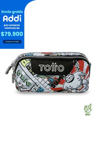 Cartuchera Multiuso Sobre Pequeña Gris Hombre Totto