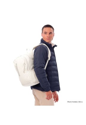 Morral Universitario Sprint Porta PC 14" Blanco Hueso Hombre