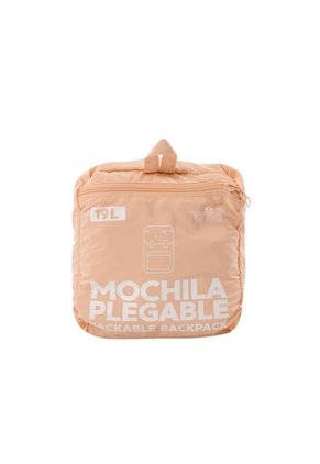Mochila Plegable Liviana Collapse Grande Durazno