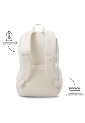 Morral Universitario Sprint Porta PC 14" Blanco Hueso Hombre