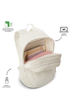 Morral Universitario Sprint Porta PC 14" Blanco Hueso Hombre