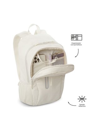 Morral Universitario Sprint Porta PC 14" Blanco Hueso Hombre