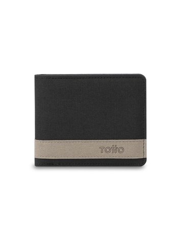 Billetera Hombre Lad Pequeña Con RFID Blocker Negra Totto