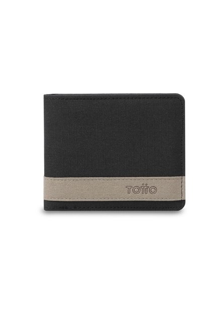 Billetera Hombre Lad Pequeña Con RFID Blocker Negra