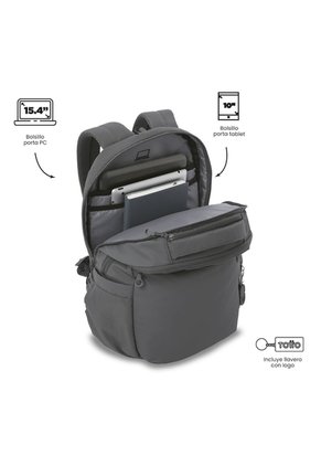 Morral Universitario Steif Ino Porta PC 15.4" Gris