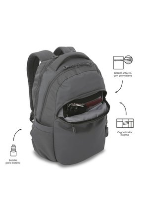 Morral Universitario Steif Ino Porta PC 15.4" Gris