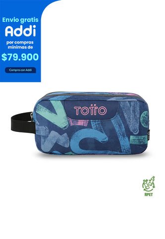 Cartuchera Multiuso Escuadra Grande Azul Mujer Totto