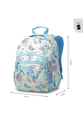 Morral Juvenil Porta Tablet 10" Tempera Stitch Blanco