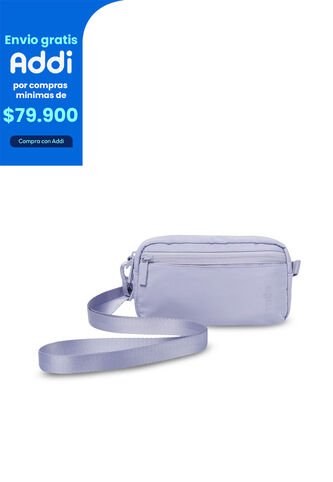 Bolso Para Mujer Bombo Tipo Crossbody Pequeño Morado Totto