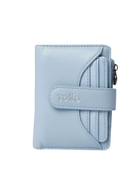 Billetera Style Dull Con RFID Blocker Azul