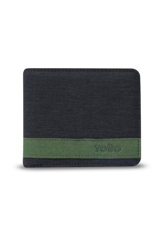 Billetera Para Hombre Lad Con RFID Blocker Negra Totto
