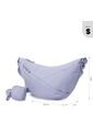 Bolso Para Mujer Suzuka Tipo Crossbody Pequeño Morado de Totto
