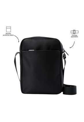 Bolso Para Hombre Kano Crossbody Negro