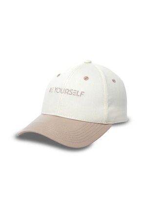 Gorra Beisbolera Pompe Color Blanca/Beige