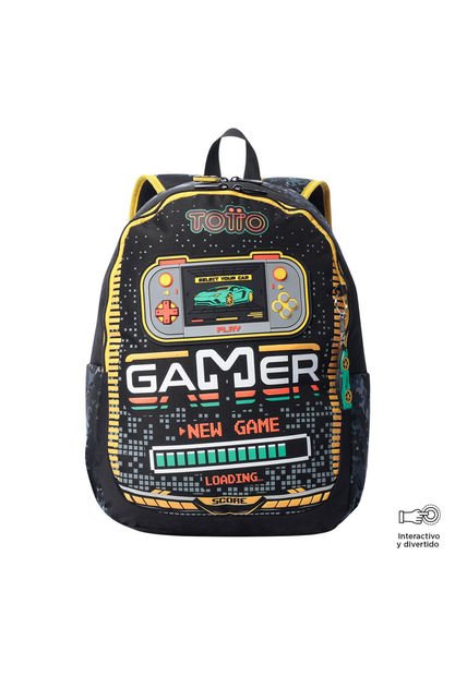 Morral Para Niño Best Game Grande Negro