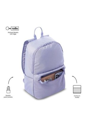 Morral Universitario Dragonar Nilo Porta PC 13" Morado Mujer