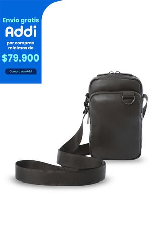 Bolso Para Hombre Indi Tipo Crossbody Pequeño Café Totto