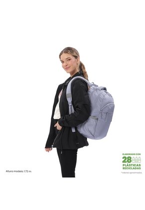 Morral Universitario Indo 2.0 Porta PC 15" Morado Mujer