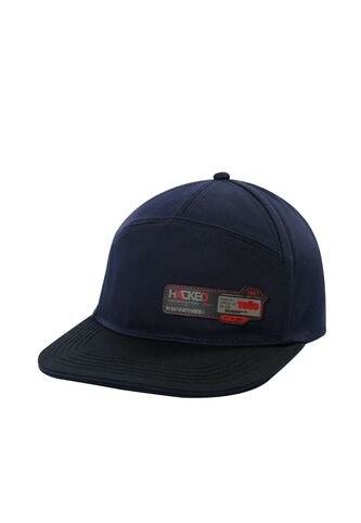 Gorra Plana Cadiz Color Azul/Negra Totto