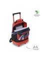 Maleta Para Niño Con Ruedas Spiderman Urban Mediano Rojo de Totto