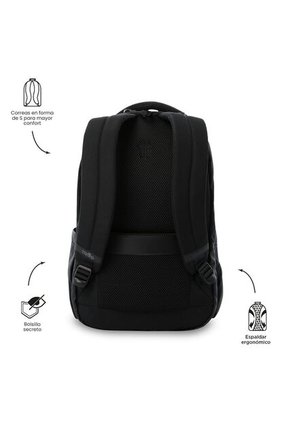 Morral Universitario Steif Ino Porta PC 15.4" Negro Unisex