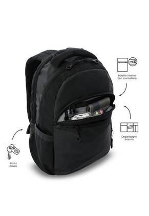 Morral Universitario Steif Ino Porta PC 15.4" Negro Unisex