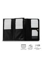 Billetera Mujer Bel Grande Con RFID Blocker Negra de Totto