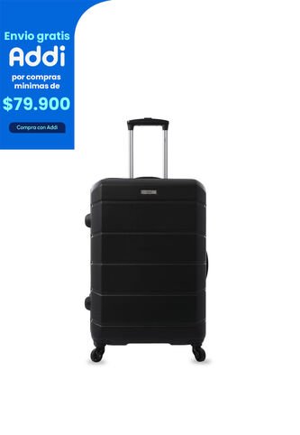 Maleta De Viaje Mediana 360 Rayatta Negra Totto