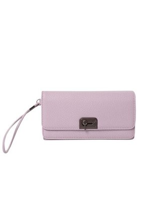 Billetera Smooth Sub Con RFID Blocker Rosada