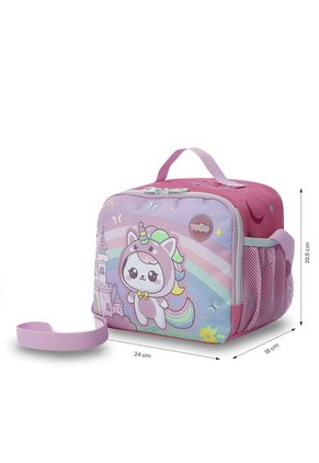 Lonchera Térmica Para Niña Magic Spark Grande Rosada