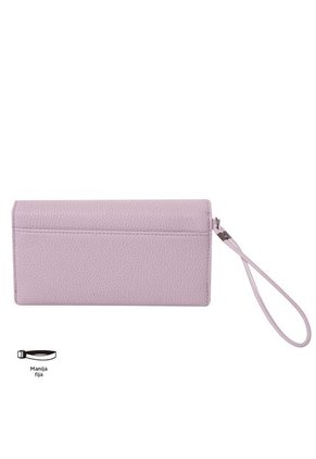 Billetera Smooth Sub Con RFID Blocker Rosada