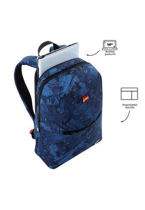 Morral Para Hombre Marvel Blue Mediano Azul