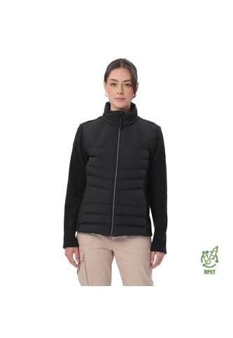 Chaqueta Acolchada Para Mujer Secuoya Negra Totto